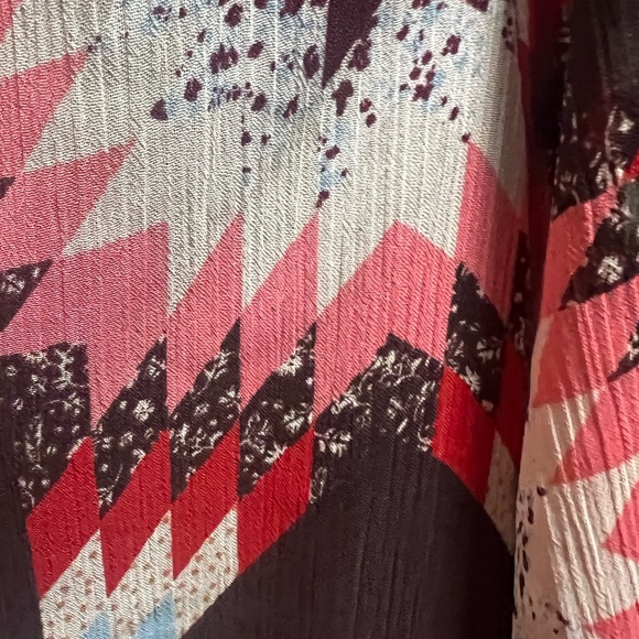 Loft Babydoll Dress Long sleeved  cute detail with gold buttons - Picture 2 of 4